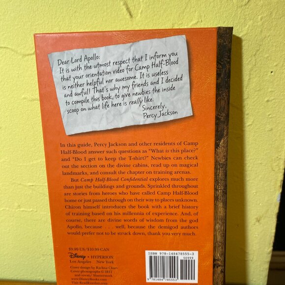 Camp Half-Blood Confidential Companion Guide Hardcover Percy Jackson - Picture 2 of 3